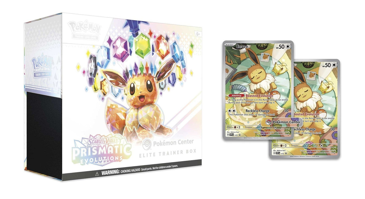 Prismatic Evolutions Pokémon Center ETB Case