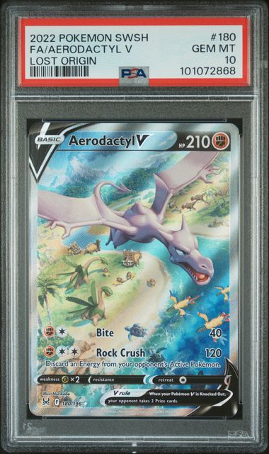 #180 FULL ART/AERODACTYL V