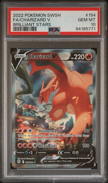 #154 FULL ART/CHARIZARD V