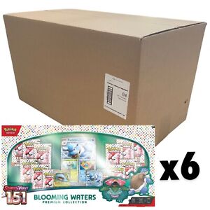 Pokémon Blooming Waters Collection Factory Sealed Case of 6